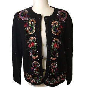 Vintage Jack B Quick Button Front Sweater